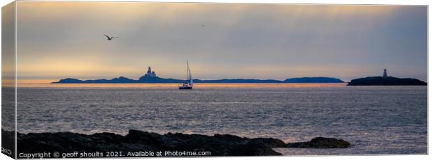 The Skerries Canvas Print by geoff shoults