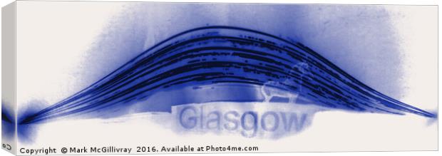 Heavy Horse Solargraph 3 Canvas Print by Mark McGillivray