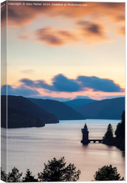 Lake Vyrnwy, Mid Wales Canvas Print by Gary Parker