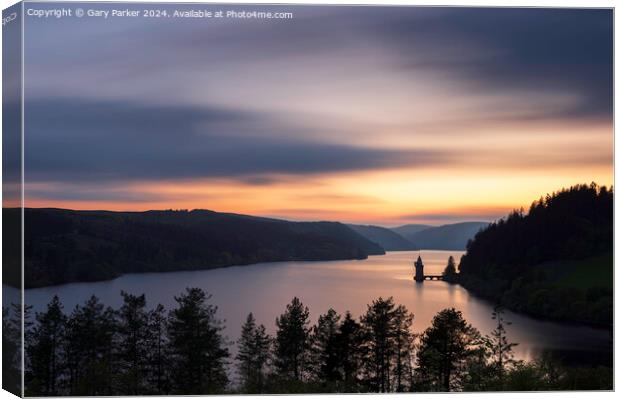 Lake Vyrnwy, Mid Wales Canvas Print by Gary Parker