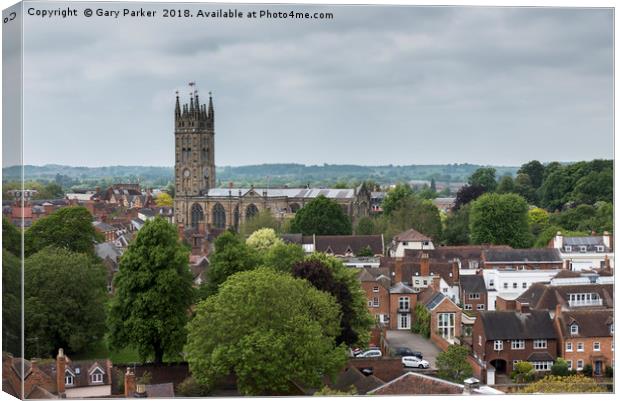 Warwick Cathedral  Canvas Print by Gary Parker