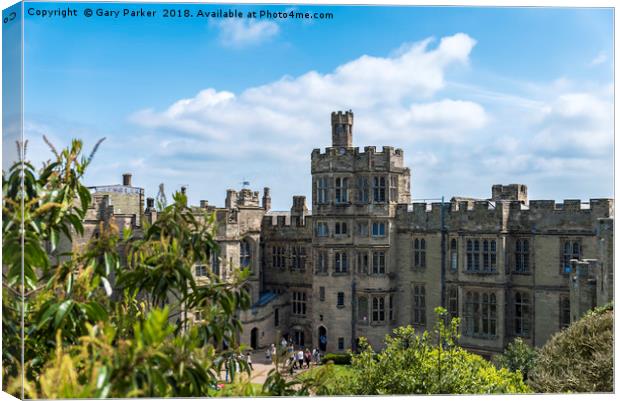 Warwick Castle Canvas Print by Gary Parker