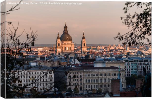 St Stephen's Church, Budapest, Hungary Canvas Print by Gary Parker