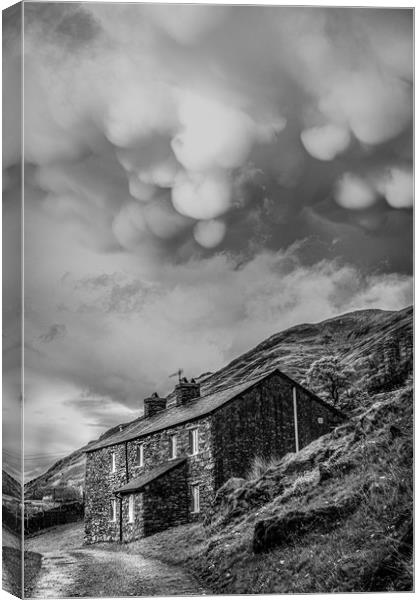 Patterdale Storm Canvas Print by Mark S Rosser