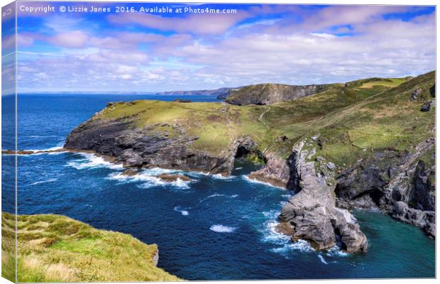 The North Cornwall Coast Canvas Print by E J T Photography