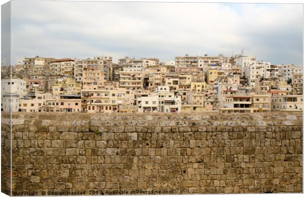 The walled city Canvas Print by George Haddad