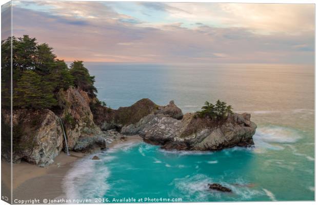 The Mcway Falls Canvas Print by jonathan nguyen