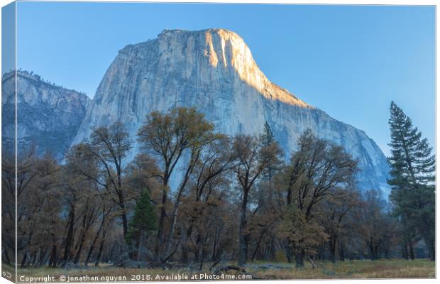 El Capitan Yosemite Canvas Print by jonathan nguyen