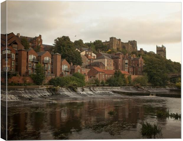 Durham Castle and Cathedral Canvas Print by Rob Cole