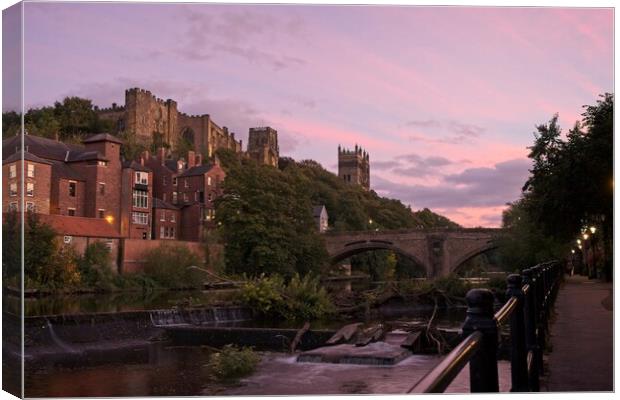 Majestic Durham Cathedral Canvas Print by Rob Cole