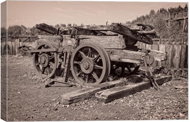 Rotting Rolling Stock Canvas Print by Rob Cole