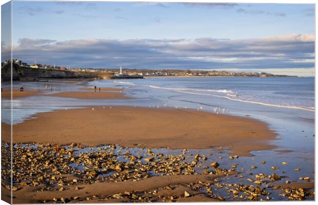 Seaburn from Roker Pier, Sunderland Canvas Print by Rob Cole