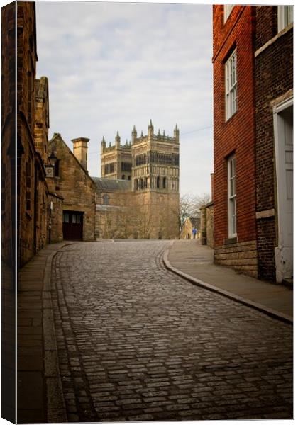 Durham Cathedral from Owengate Canvas Print by Rob Cole