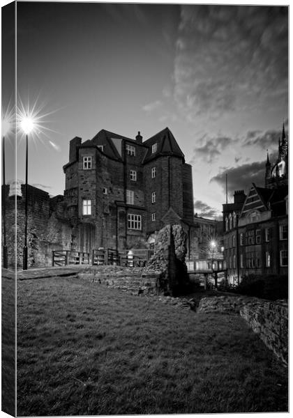 Black Gate, Newcastle upon Tyne Canvas Print by Rob Cole