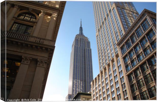 Empire State Building, New York City, USA Canvas Print by Rob Cole