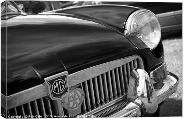 Timeless Beauty Vintage MG Sports Car Canvas Print by Rob Cole