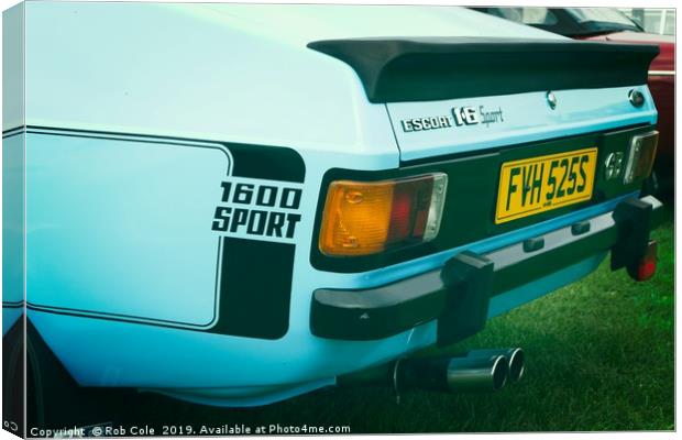 Ford Escort 1600 Sport Canvas Print by Rob Cole