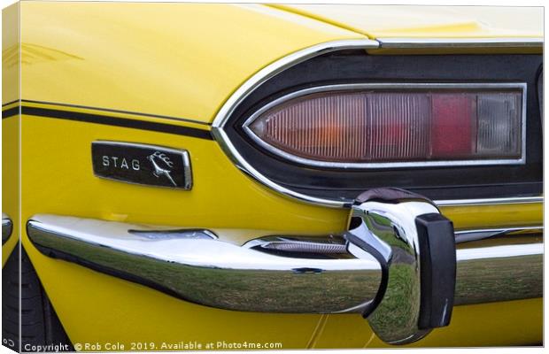 Triumph Stag Classic British Sports Car Canvas Print by Rob Cole