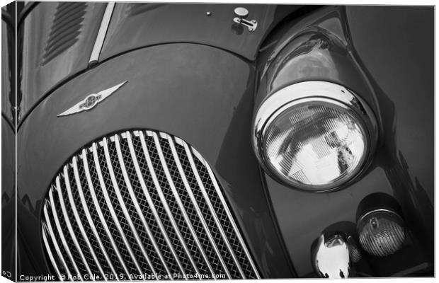 Morgan Sports Car Front Detail Canvas Print by Rob Cole