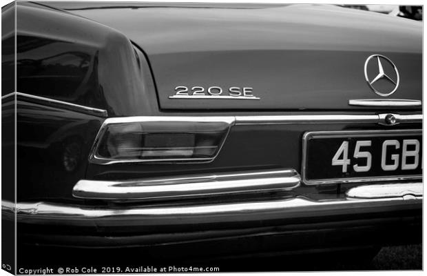 1965 Mercedes 220SE Classic Motor Car Canvas Print by Rob Cole