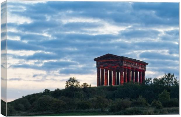 Earl of Durham Monument Penshaw Canvas Print by Rob Cole