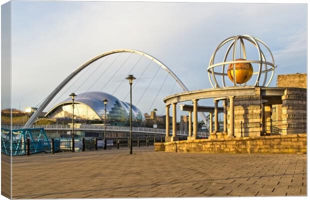 The Swirle Pavillion, Newcastle Canvas Print by Rob Cole