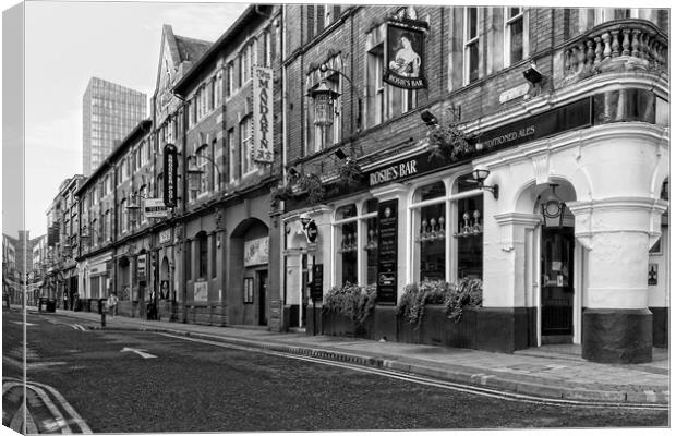 Rosie's, Stowell Street, Newcastle Canvas Print by Rob Cole
