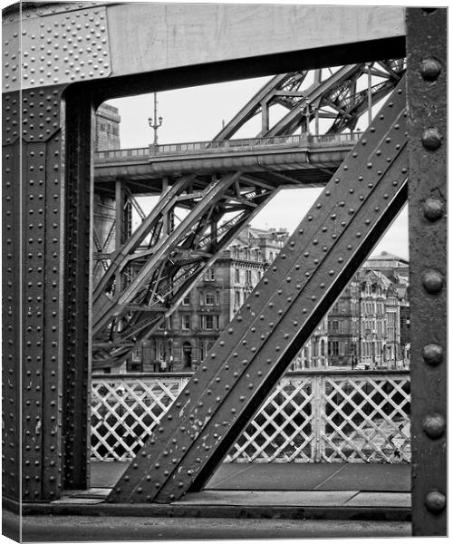 Tyne Bridges, Newcastle Canvas Print by Rob Cole