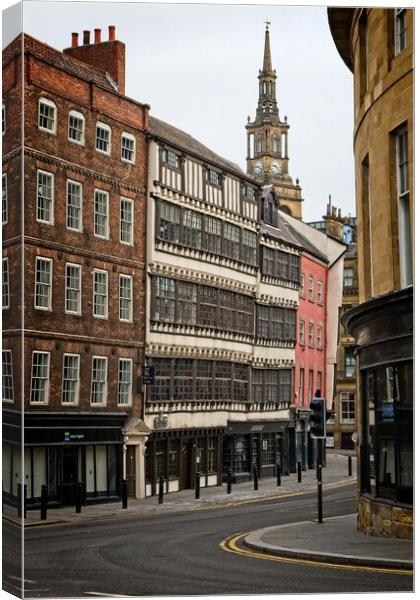 Bessie Surtees House, Sandhill, Newcastle Canvas Print by Rob Cole