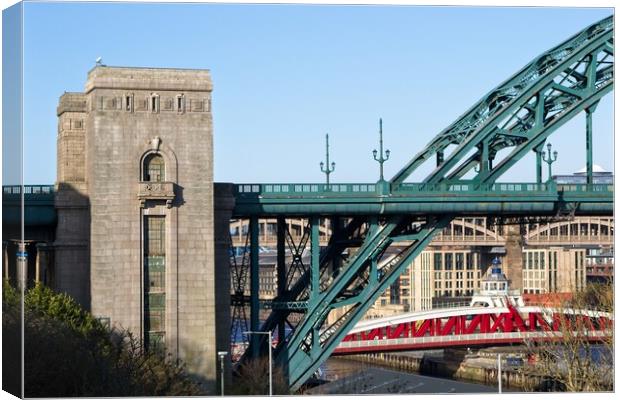 The Tyne Bridge, Newcastle Canvas Print by Rob Cole