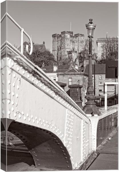 The Swing Bridge, Newcastle Canvas Print by Rob Cole