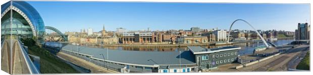 Newcastle-Gateshead Panorama Canvas Print by Rob Cole