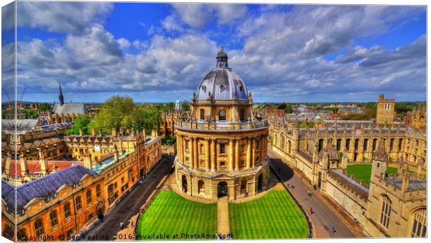 Oxford Skyline Canvas Print by Ben Keating
