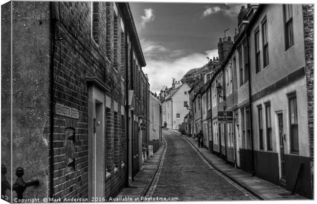 Cobble street Canvas Print by Mark Anderson