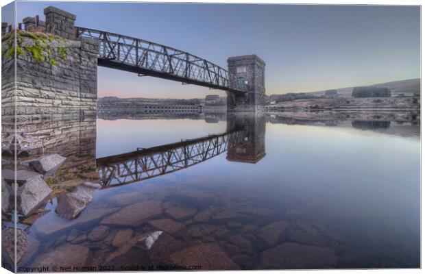 Cray Reservoir, Brecon Beacons Canvas Print by Neil Holman