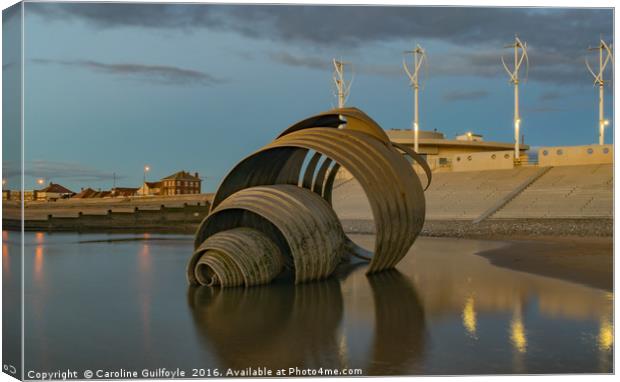 Mary's Shell Cleveleys Canvas Print by Caroline James