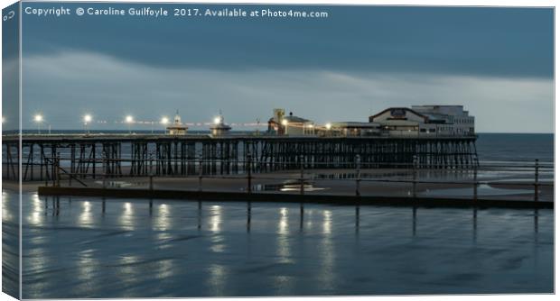 North Pier Blackpool Canvas Print by Caroline James