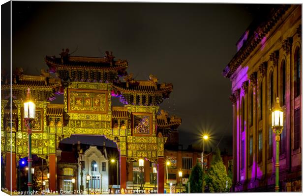 China Town Canvas Print by Alan Dow