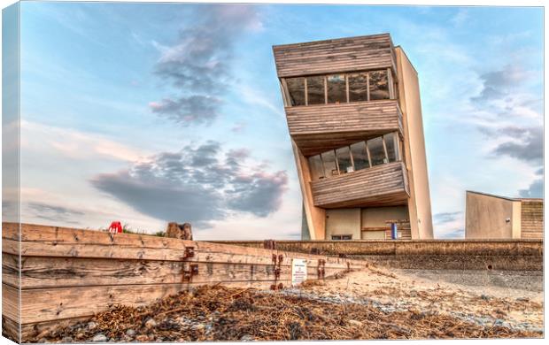 Rossall Point HDR Canvas Print by Carl Blackburn