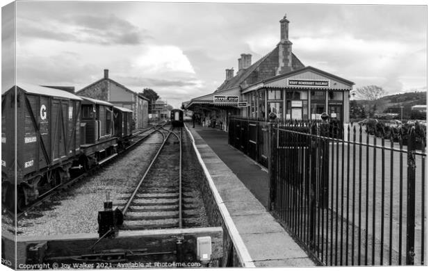 Minehead railway station, Somerset, UK Canvas Print by Joy Walker