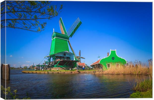 The Green Mill Canvas Print by Marcel de Groot