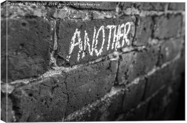 Pink Floyd - Another Brick In The Wall Canvas Print by Nick Powell