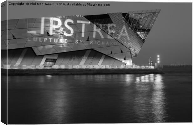 The Deep in Hull, Screen Test on the Humber Canvas Print by Phil MacDonald