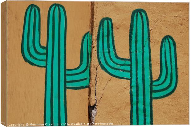 Cacti Canvas Print by Merrimon Crawford
