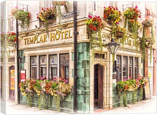Templar Hotel Leeds Canvas Print by Philip Openshaw