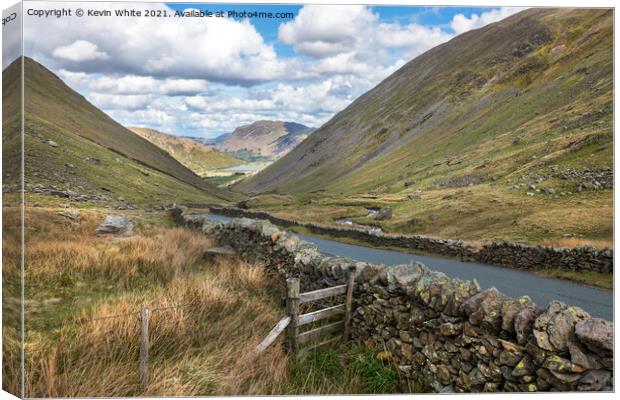 Road to Ullswater Canvas Print by Kevin White