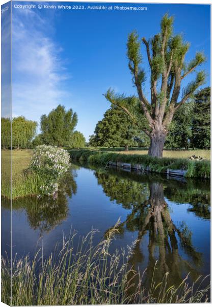 Reflections of nature Canvas Print by Kevin White
