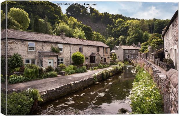 Castleton Peakshole Water Canvas Print by Kevin White