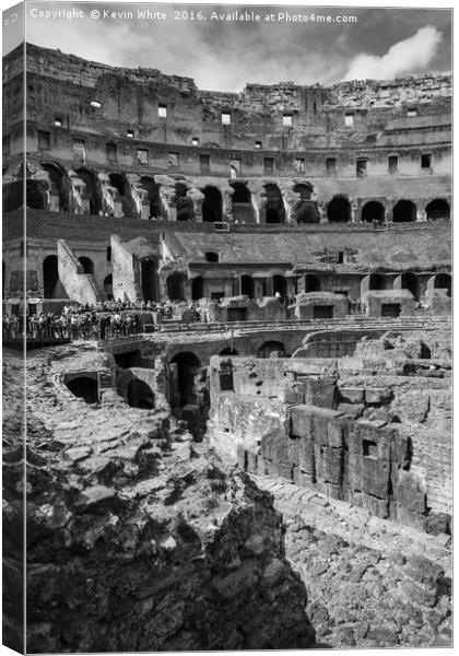 Colosseum Rome Canvas Print by Kevin White