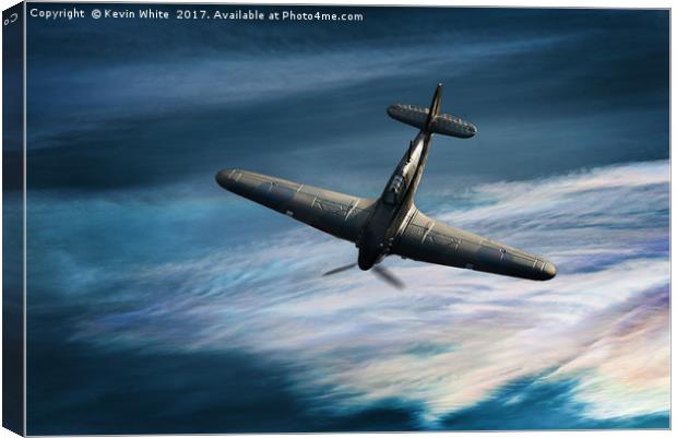 WW2 Hawker Hurricane Canvas Print by Kevin White